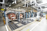 2018年の年初に取材した、ネクセンの昌寧工場。「世界的にも数少ないタイヤのスマート工場」というだけあって、本当に人が少なかった印象がある。