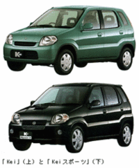 スズキ、「Kei」をマイナーチェンジの画像