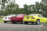 
	左から「Type S」「Type E」「Type A」
	 