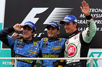 【F1 2006】第2戦マレーシアGP、フィジケラV、ルノー史上2回目／24年ぶりの1-2フィニッシュの画像