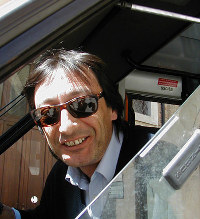 わが街のバスドライバー、ファブリツィオさん。