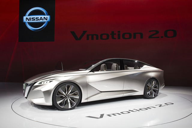 デトロイトショー17 日産 セダンの未来を示すコンセプトカー Vモーション2 0 を公開 ニュース Webcg