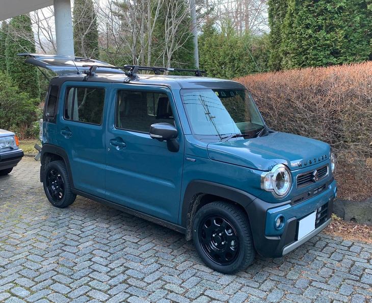 純正ナビが最強の「ハスラー」君。