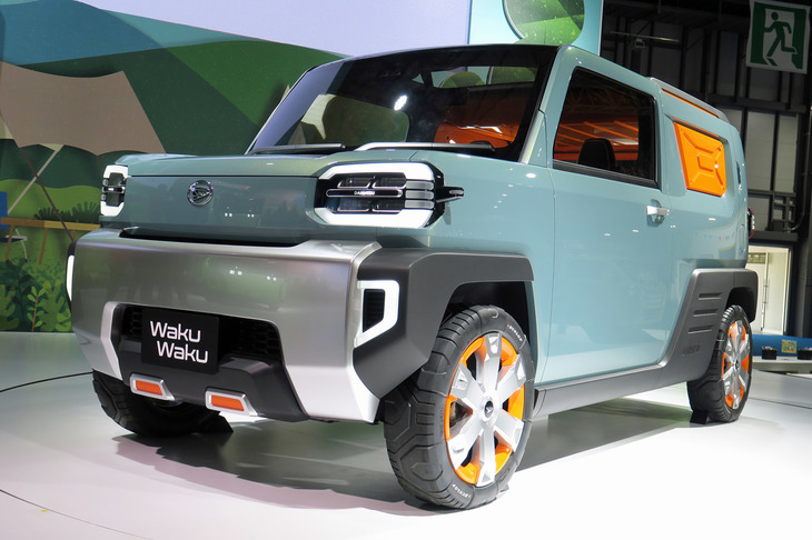 軽クロスオーバー「WakuWaku（ワクワク）」。このデザインを取り入れた市販モデルがデビューするかもしれない。