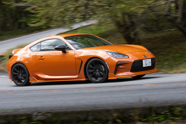 試乗車には装備されていなかったが、「GR86 TS」にはオプションでTOM'Sとブレンボが共同開発したブレーキシステムも用意される。