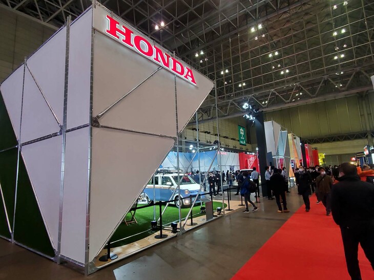 ホンダブースの様子。