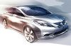 日産、新型グローバルセダンのスケッチを公開 【ニュース】 の画像1