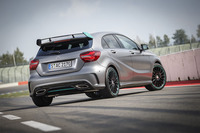 今回の試乗車は「A250シュポルト 4MATIC」（写真）と「AMG A45 4MATIC」。
