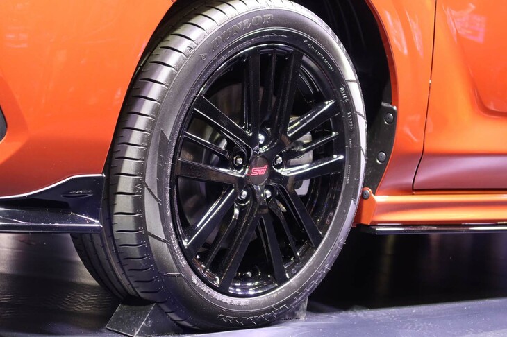 スバル・インプレッサ プロトタイプ STIパーツ装着車（フロントホイール）