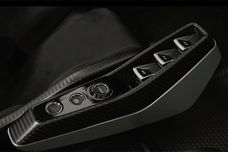 マクラーレン・セナ（インテリア）