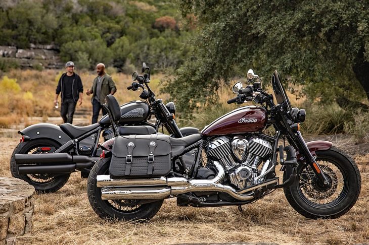 日本で見た「チーフ」のカスタムバイクから影響を受けたという「スーパー チーフ」。充実した装備と、クラシックな趣が特徴の上級モデルである。