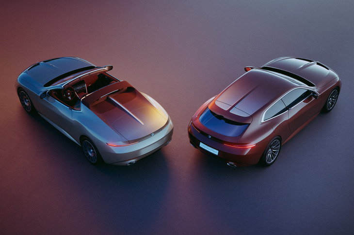 「コンセプト スカイトップ」（写真左）と「コンセプト スピードトップ」（同右）。