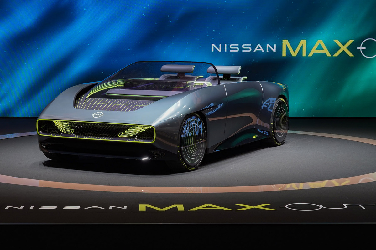 日産が100％電動のオープンコンセプトカー「マックスアウト」を