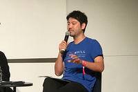 WHILL株式会社代表取締役兼CEOの杉江 理氏。パーソナルモビリティー開発の立場からの実践的な意見が目立った。