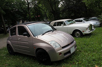 【写真8】『コンコルソ・ヴィラ・デステ』会場で発見した「トヨタWiLL Vi」。