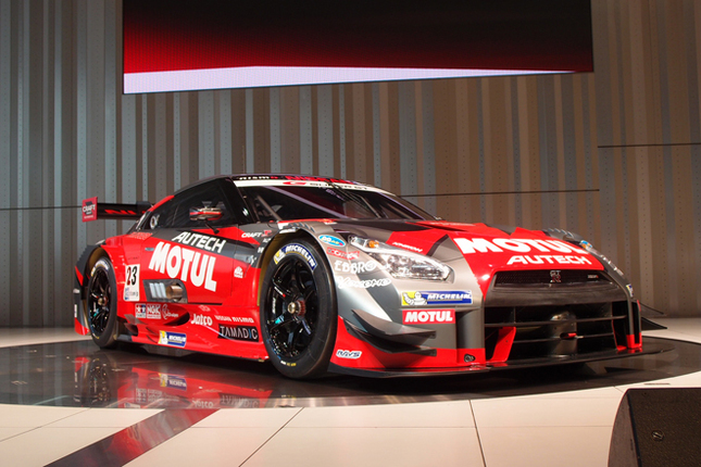 2014年シーズンのSUPER GTを戦う、GT500クラスの「GT-R」。写真はニスモの23号車。