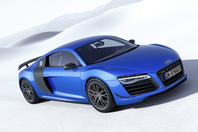 世界99台限定の「アウディR8 LMX」。日本には6台導入される。