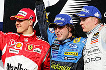 F1 2006】開幕戦バーレーンGP、新旧チャンプ対決はアロンソに軍配