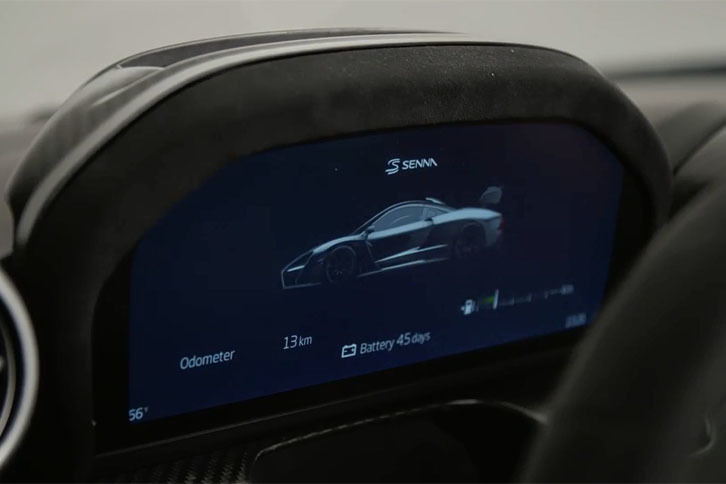 マクラーレン・セナ（インテリア）