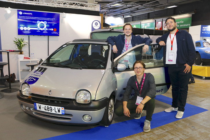 ロモトは、EV化した初代「ルノー・トゥインゴ」を活用したリース事業を目指す。