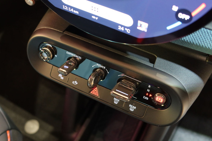 MINIエースマンSE（始動スイッチ、シフトセレクター、ドライブモードセレクター等）