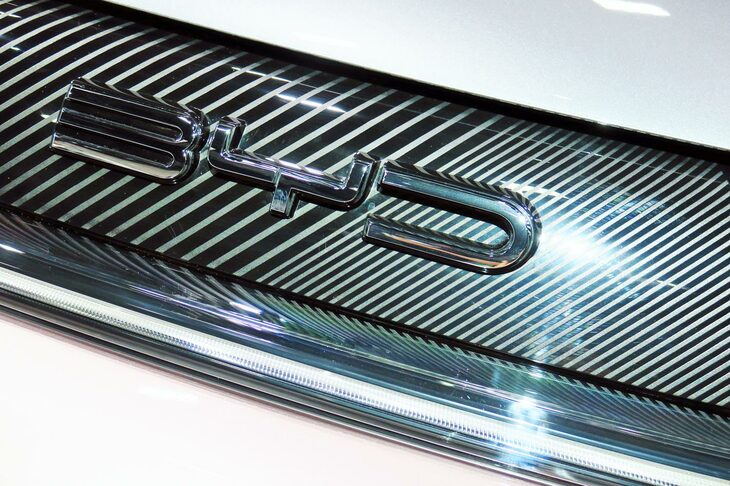 BYDドルフィン（「BYD」ロゴ）