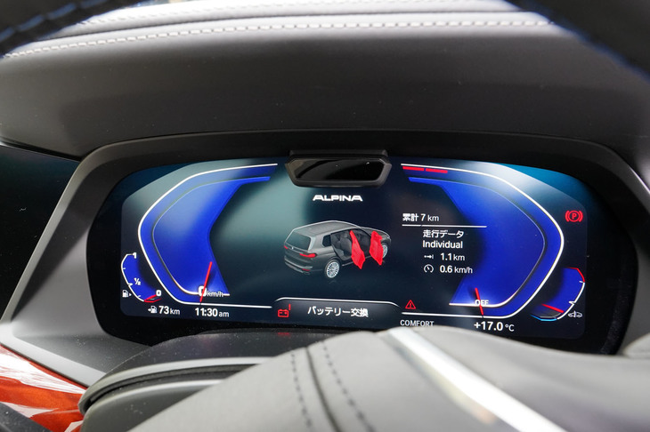 BMWアルピナXB7（メーターパネル）