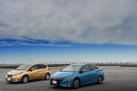 トヨタ・プリウスPHV S“ナビパッケージ”／日産ノートe-POWER メダリスト（後編）【試乗記】の画像