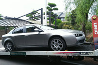 クリさんの「アルファ159」、引き取られ中。