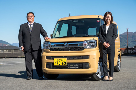 いよいよ登場した新型「スズキ・スペーシア」。その車内は、これまでにはない工夫にあふれている。巨大なト...