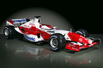パナソニック トヨタ TF105 2005 アクリル彫刻 2005年【NIKKO フォーミュラーエボリューション 1/14 Panasonic