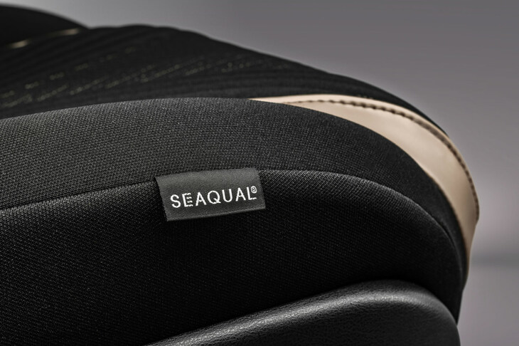 「ランチア・イプシロン」のアルベルタ・フェレッティ仕様のシートに備わるタグ。