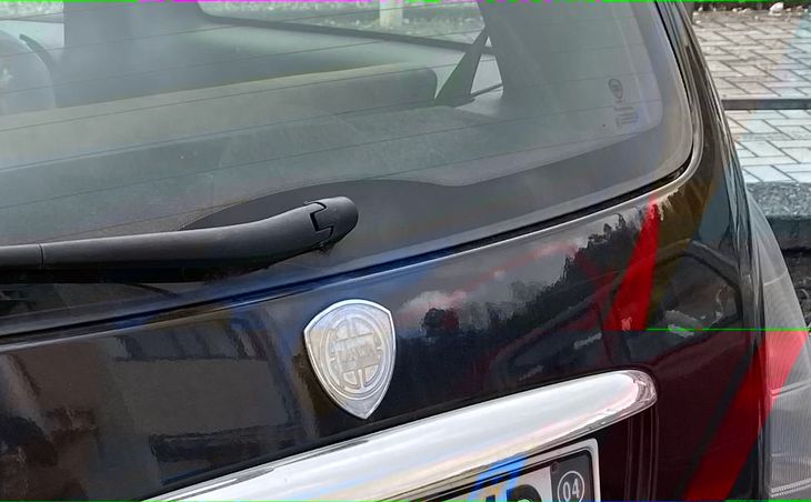 2代目「ランチア・イプシロン」。バッジの色味がほとんど残っていない。