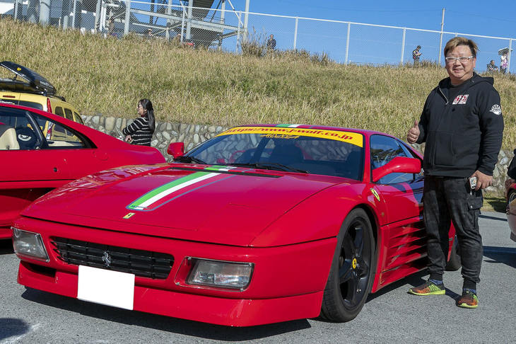 ひろひろさん（47）の「348tb」。カスタムマフラー屋さんの経営者！ ただフェラーリ購入は初めてとのこと。