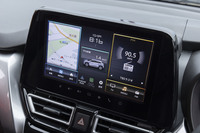 標準装備される全方位モニター付き9インチナビゲーションは、他のスズキ車では20万円近いオプション扱いだ。