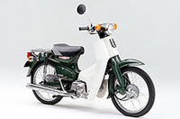 
	【写真上】1958年型スーパーカブC100
	【写真下】2002年型スーパーカブ50スタンダード
	細かな変更点はあるものの基本は変わっていない
	 