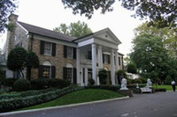 グレースランドの本館。エルビス・プレスリー・ファンの聖地。