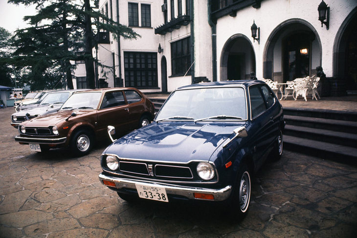 初代「ホンダ・シビック」は、1972年7月11日に東京・赤坂プリンスホテルで発表された。