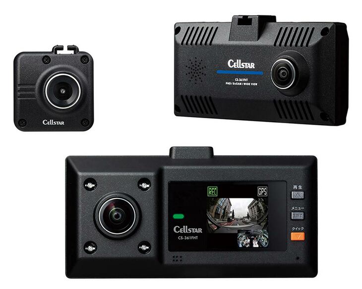 カー用品店向けの「CD-30」、ネット販売等の「CS-361FHT」とも充実の機能や装備は共通だ。