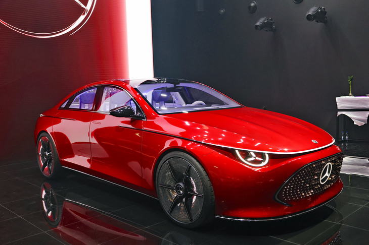 「メルセデス・ベンツ・コンセプトCLAクラス」。メルセデス・ベンツのオラ・ケレニウス最高経営責任者は、今後4台の「MMA」採用車を発売すると発表した。