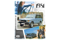 1981年に、「レンジローバー」が仏のファッション誌『Vogue』の誌面を飾った。当時、ランコムとイェーガーの1981年春コレクションを紹介するのに最適な“モデル”として起用されたという。撮影車両は「ヴォーグブルーメタリック」に塗られ、クルミのドアキャップやカーペットが敷かれたラゲッジスペース、特別設計のピクニックバスケットなどを備えていた。