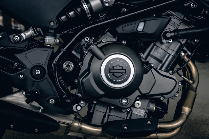 ハーレー史上最小排気量とされる「X350」のエンジン。