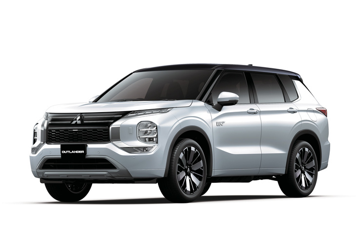 プラグインハイブリッドシステムを搭載する「三菱アウトランダー」。