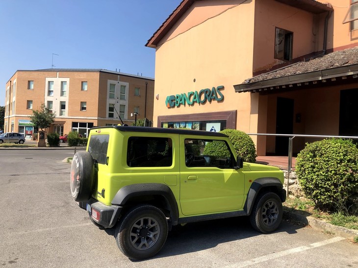 2019年7月にシエナで。昨今のイタリアにしては珍しく、ビビッドなカタログカラーにも人気が集まった。