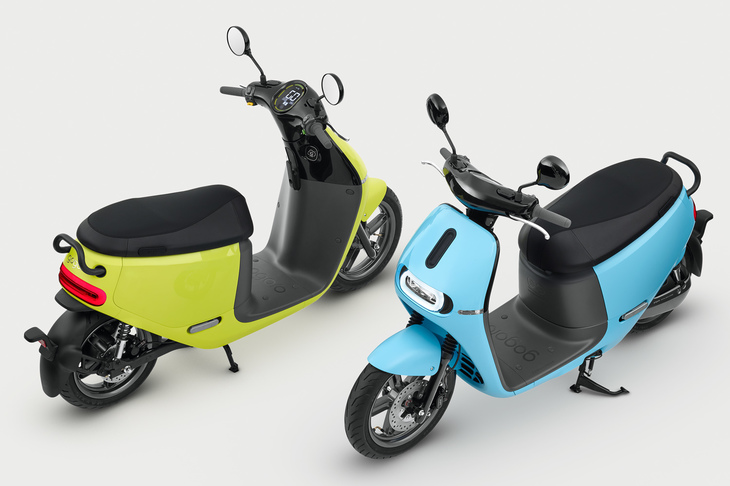 台湾の新興バイクメーカー、ゴゴロの電動スクーター「ゴゴロ2」。
