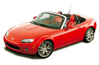 新型「マツダ・ロードスター」のデビュー記念車がニューヨークに