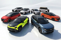日産の未来を担う次世代のコアラインナップ。攻めたデザインに挑戦する日産の胆力は、依然として健在のようだ。