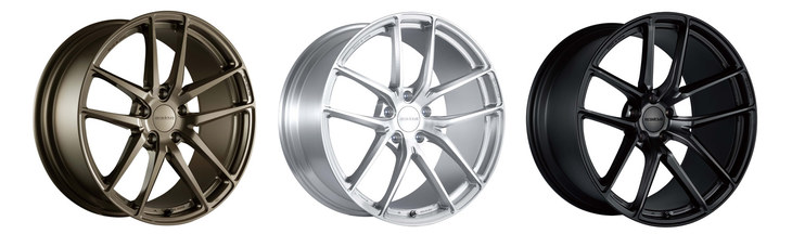 【スペック】
	サイズ：18インチ 7.5J～9.5J、19インチ 8J～10J、20インチ 8.5J～11J
	価格：8万3600円～15万8400円
	対応車種：アウディ、BMW、フォルクスワーゲン、レクサス各車。スバル・レヴォーグほか