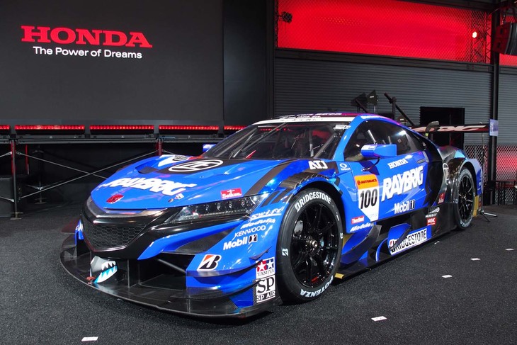 SUPER GTのGT500クラスにおける2018年シーズンチャンピオンマシン「RAYBRIG NSX-GT #100」