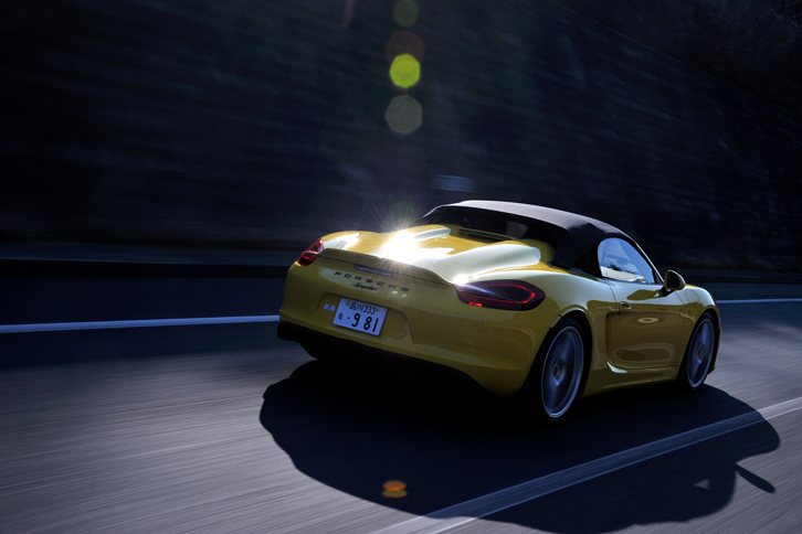 2015年4月15日に予約受け付けが開始された「ボクスター スパイダー」だが、日本への割り当て分はすでに完売しているという。